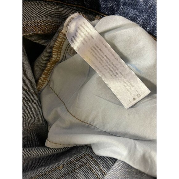 Eileen Fisher Size 8 Jeans Medium Wash Stretchy Denim Blue Slim Leg Ankle Pants - Picture 10 of 10